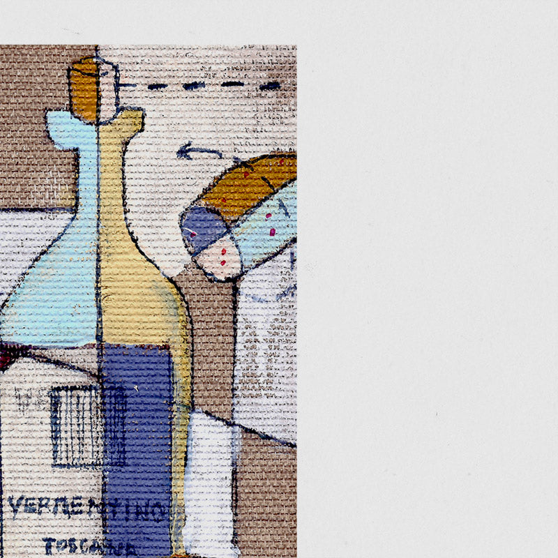 "Bottiglie Di Bacco" - Stampa D'arte