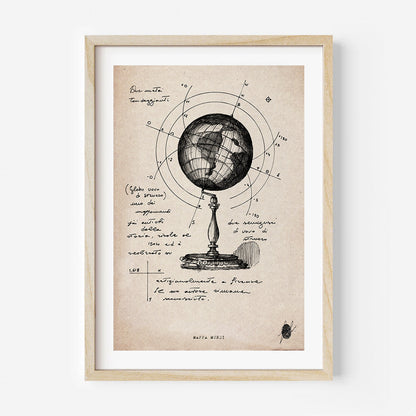 "Mappa Mundi" - Stampa D'arte