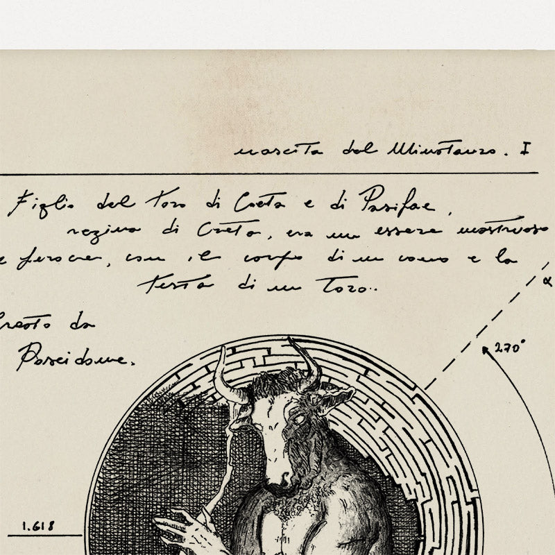 "Minotaur" - Art Print