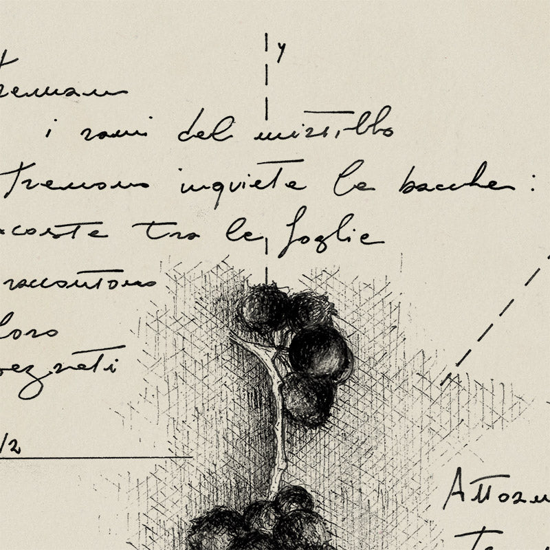 "Poesia Ai Mirtilli" - Stampa D'arte