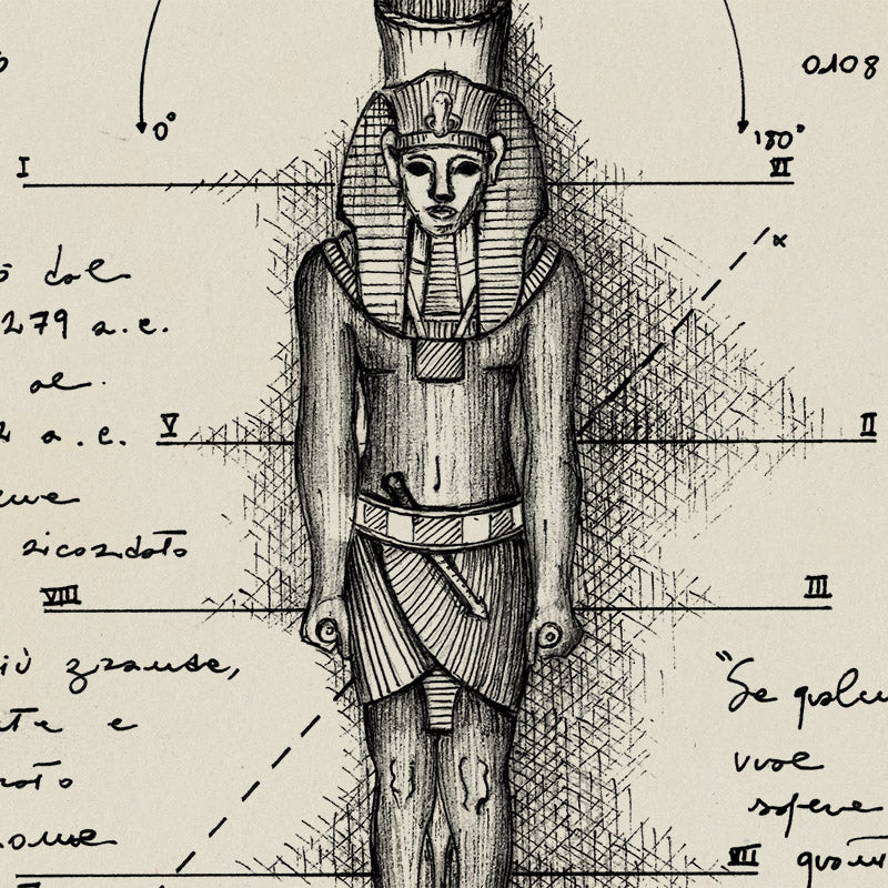 "Ramses II" - Stampa D'arte