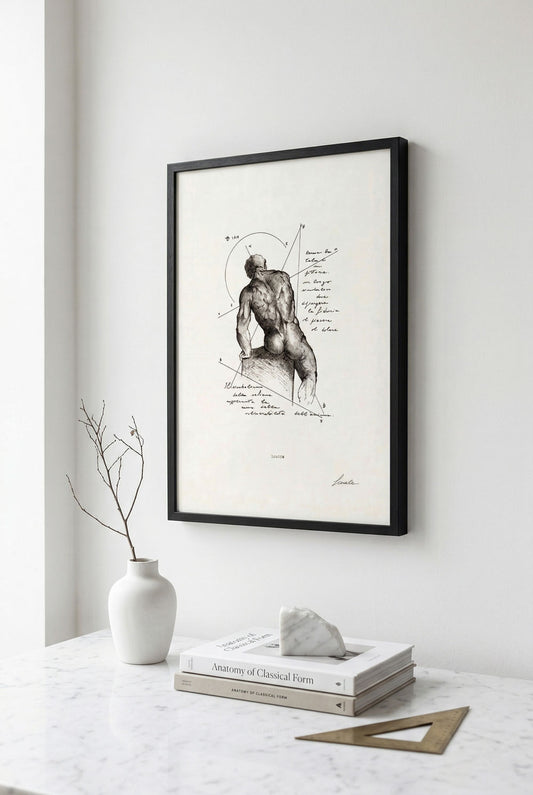 Dorsum - Fine Art Ink Print | Anatomy