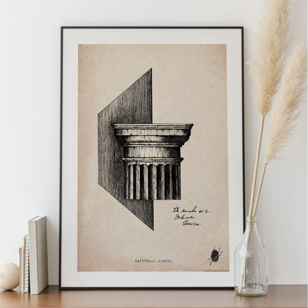 "Doric Capital" - Art Print