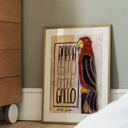 "Funky Rooster" - Art Print