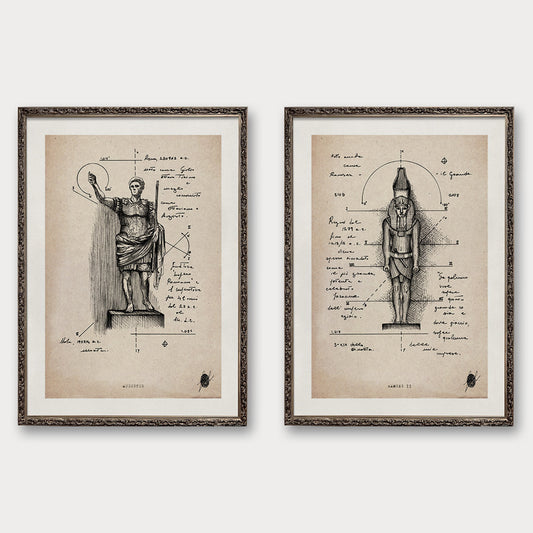 "Great Emperors Vol.I" - Set of 2 Prints