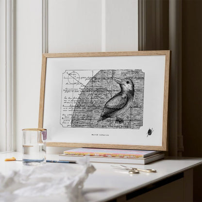 "Kingfisher" - Art Print