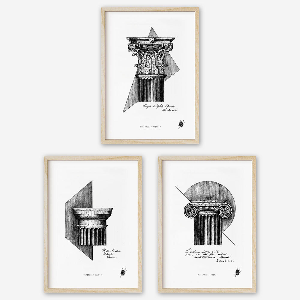 "Classic Order" - Set of 3 Prints