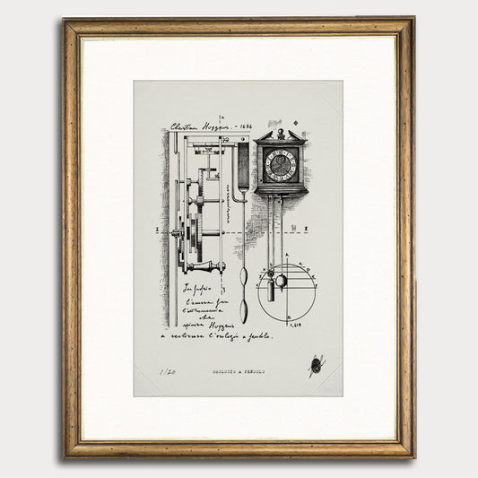 "Pendulum Clock" - Art Print