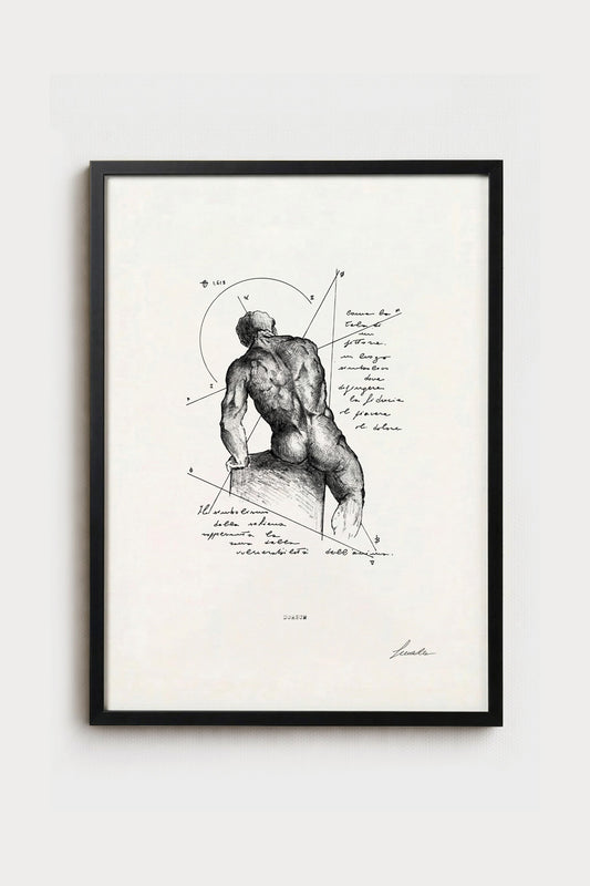 Dorsum - Fine Art Ink Print | Anatomy